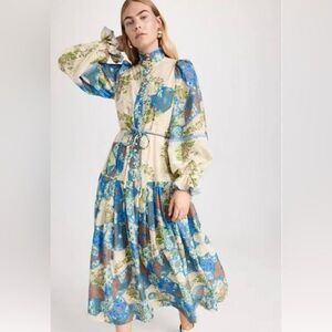 Alemais Patchwork Maxi Dress